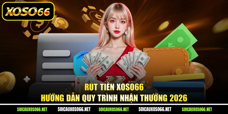 Rút Tiền XoSo66 - Hướng Dẫn Quy Trình Nhận Thưởng 2026
